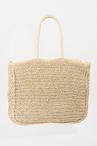 Fame Flower Braided Tote Bag | Stylish and Versatile